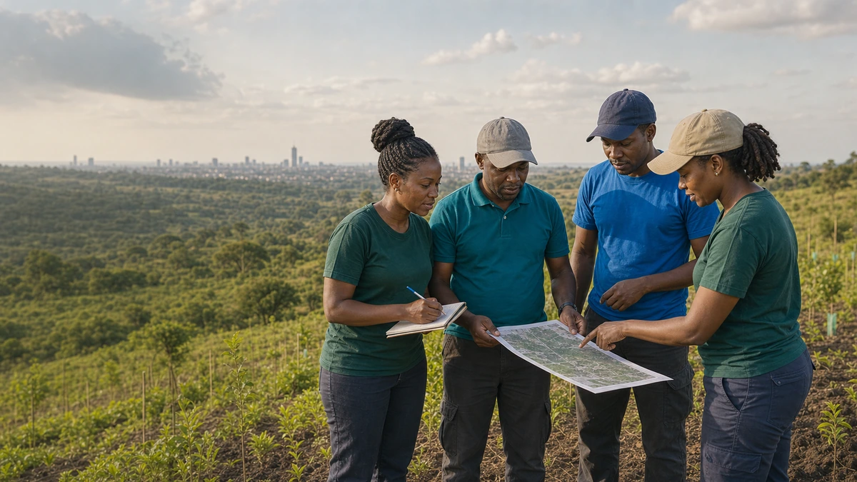 Climate Frontiers environmental professionals in the field